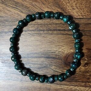 Handmade Malachite Beaded Bracelet
